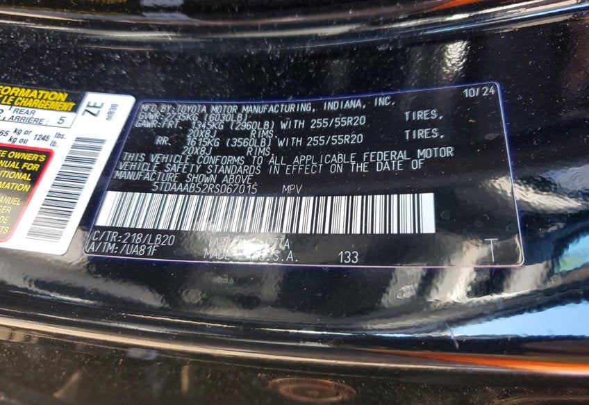 2024 Toyota Grand Highlander Platinum - 5TDAAAB52RS067015 photo 13
