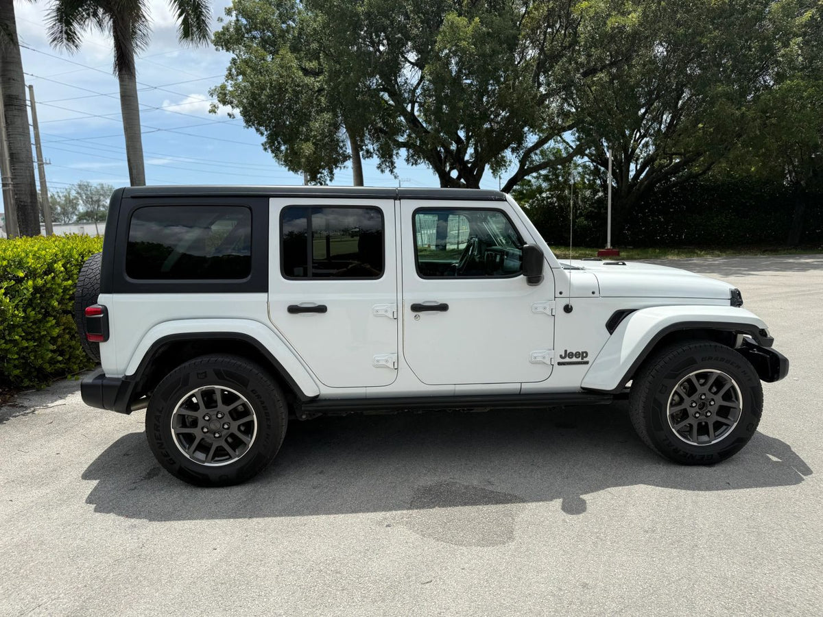 2021 JEEP WRANGLER UNLIMITED 80TH EDITION SPORT UTILITY 4D - 1C4HJXDNXMW549478 photo 8