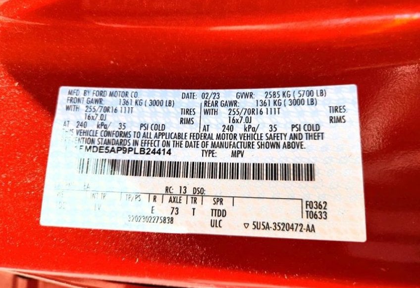2023 Ford Bronco Sport Utility 2D - 1FMDE5AP9PLB24414 photo 12