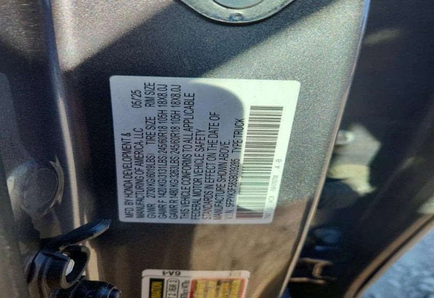 2025 Honda Ridgeline RTL Pickup 4D 5 ft - 5FPYK3F58SB039285 photo 12