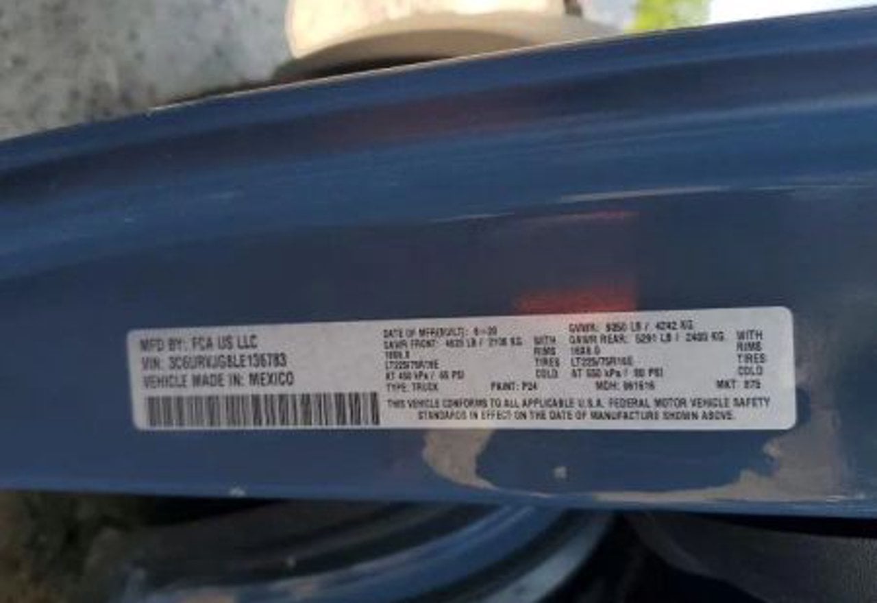 2020 Ram ProMaster 3500 High Roof Extended Van 3D - 3C6URVJG8LE136783 photo 24