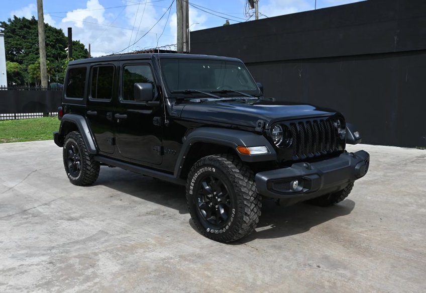 2022 Jeep Wrangler Unlimited Willys Sport Utility 4D - 1C4HJXDG3NW139284 photo 1