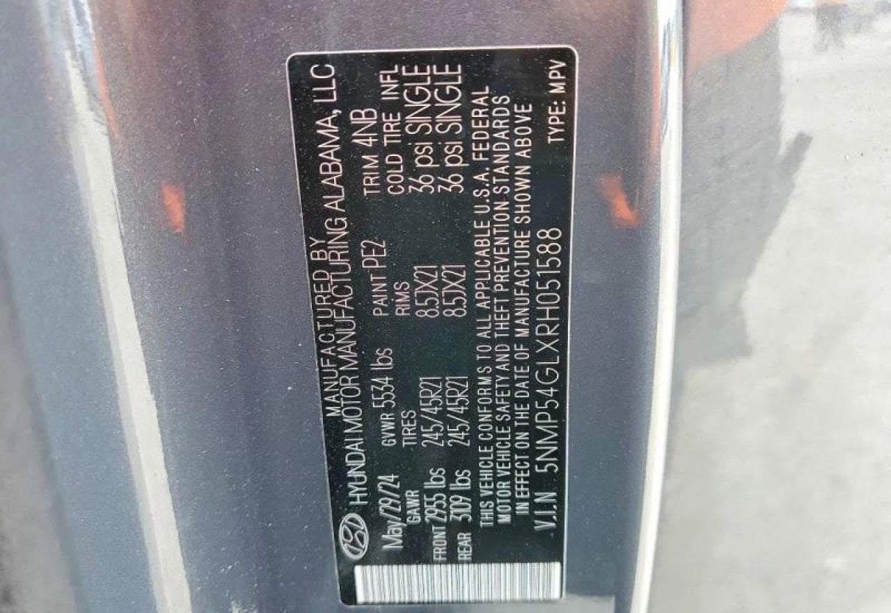 2024 Hyundai SANTA FE Calligraphy Sport Utility 4D - 5NMP54GLXRH051588 photo 24